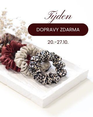 🍂 Tento týden je poštovné na nás! 🤗 Od 20. do 27. října máte dopravu zdarma – stačí v košíku zadat kód PODZIM 💌 Akce platí...